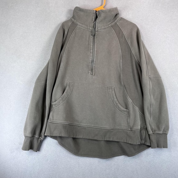 Lululemon Sweatshirt Mens XL 2XL Half Zip Pullover High Neck Kangaroo Pocket - Picture 1 of 10